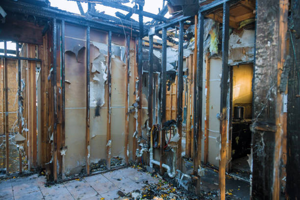 Professional Fire Damage Restoration technician working in Shepherdsville, KY
